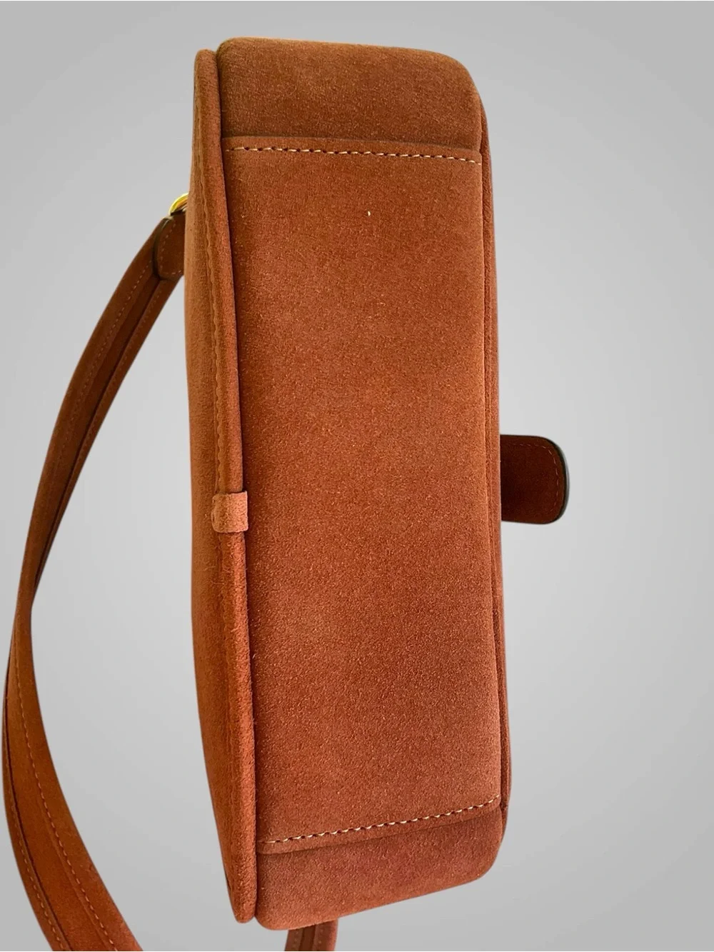 Coach Hadley Suede Crossbody Shoulder Bag Clay Brown CEB10 NWT